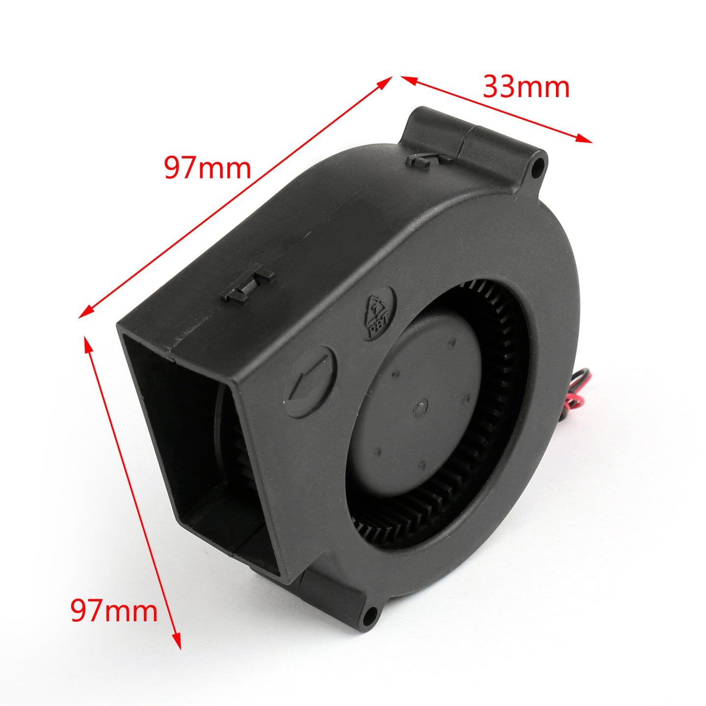 10PCS DC Brushless Cooling PC Computer Fan 12V 9733s 97x97x33mm 0.5A 2 Pin Wire