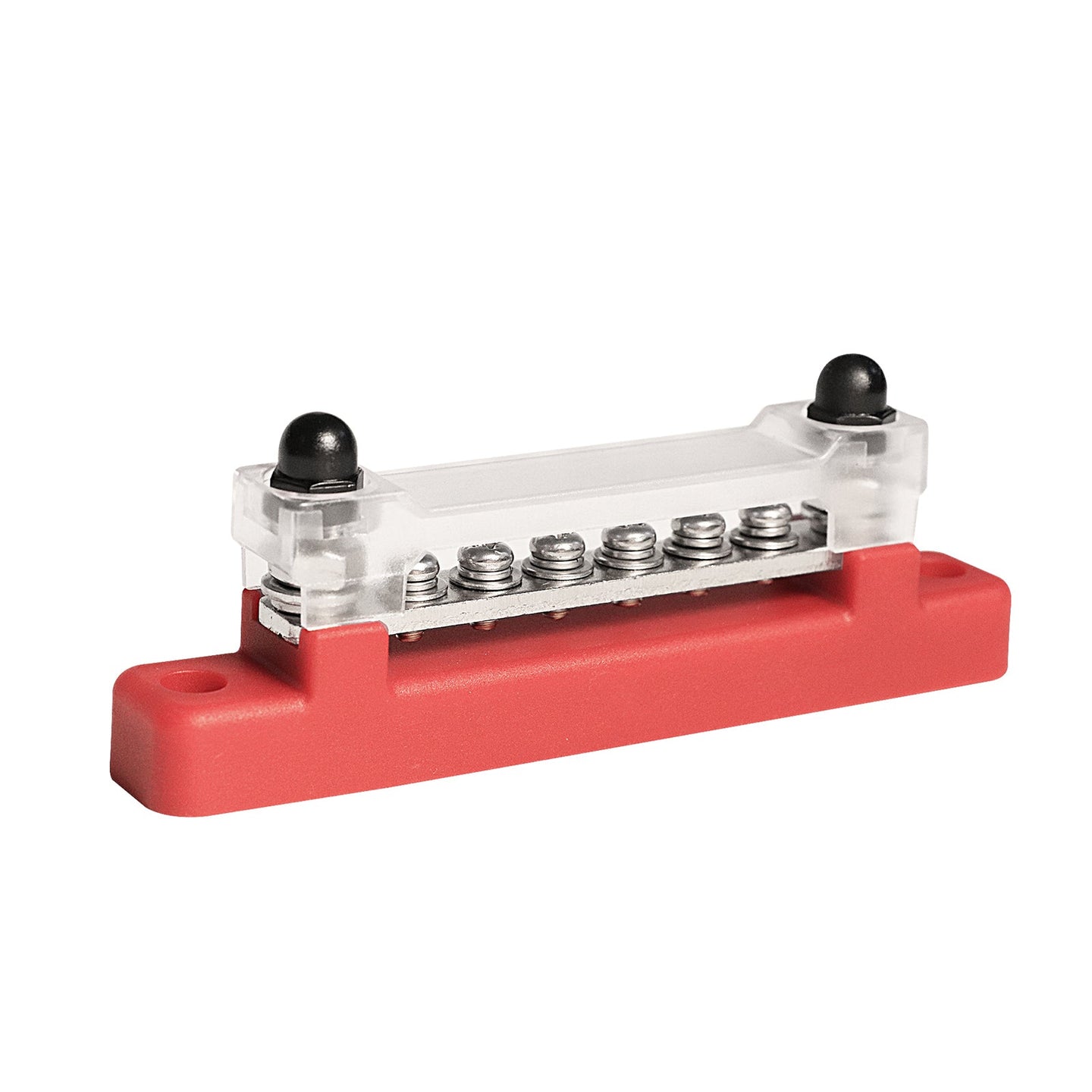 2PCS 6-Way 150A Power Distribution Block – 12 Terminal Bus Bar for Car, RV, Marine, Boat, Truck, 12V/24V/48V Systems