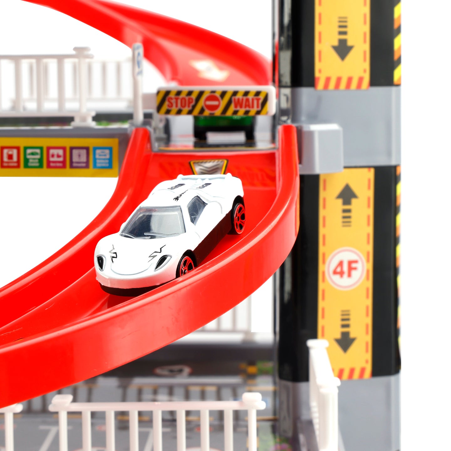 6-Floor City Track Parking Garage Toy with 8 Cars & Lift (Ages 3–8) (Copy)