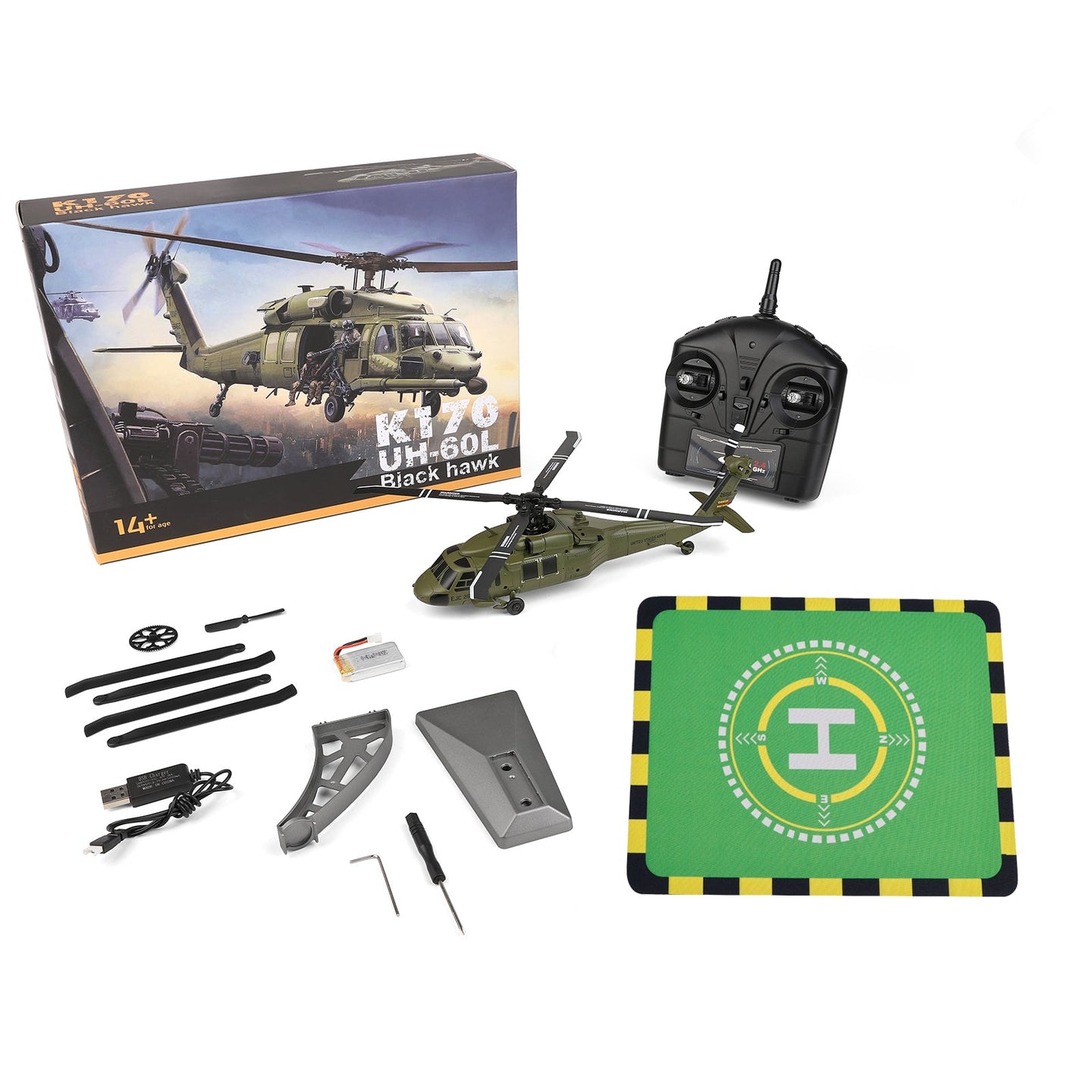 Wltoys K170 RC Helicopter ¨C Brushless 4CH with 6-Axis Gyro