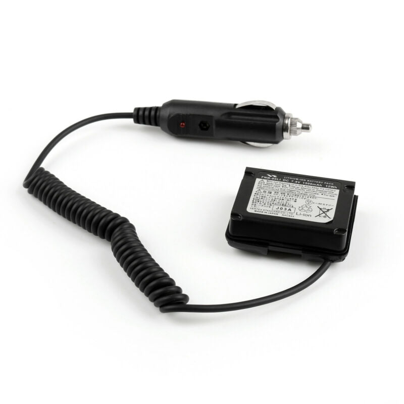 Adapter Radio Car Eliminator 1x Charger Battery For Yaesu VX-7R VX-6R VX-5R
