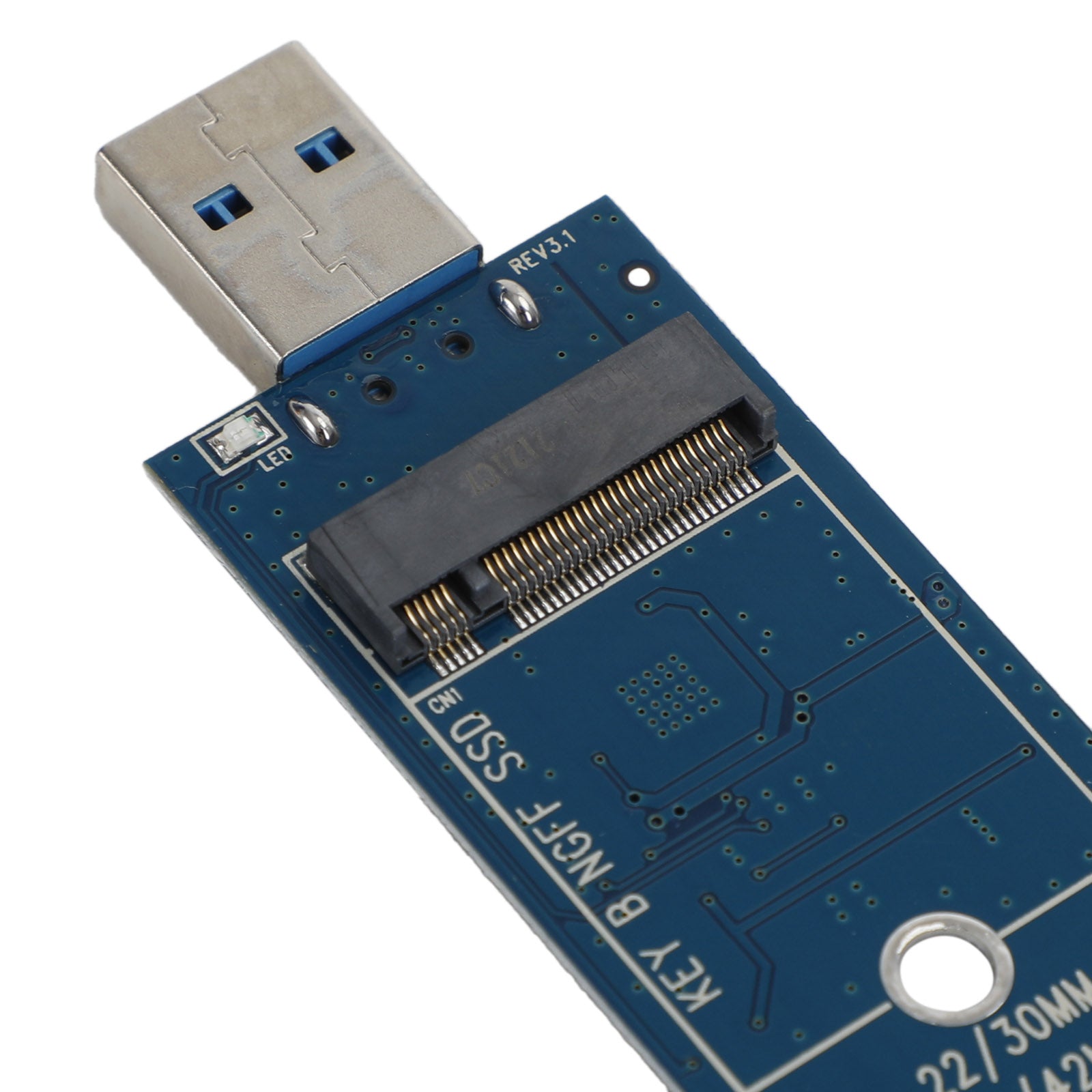 M.2 to USB Adapter SATA Protocol Support 2230 2242 2260 2280 for Windows MAC OS