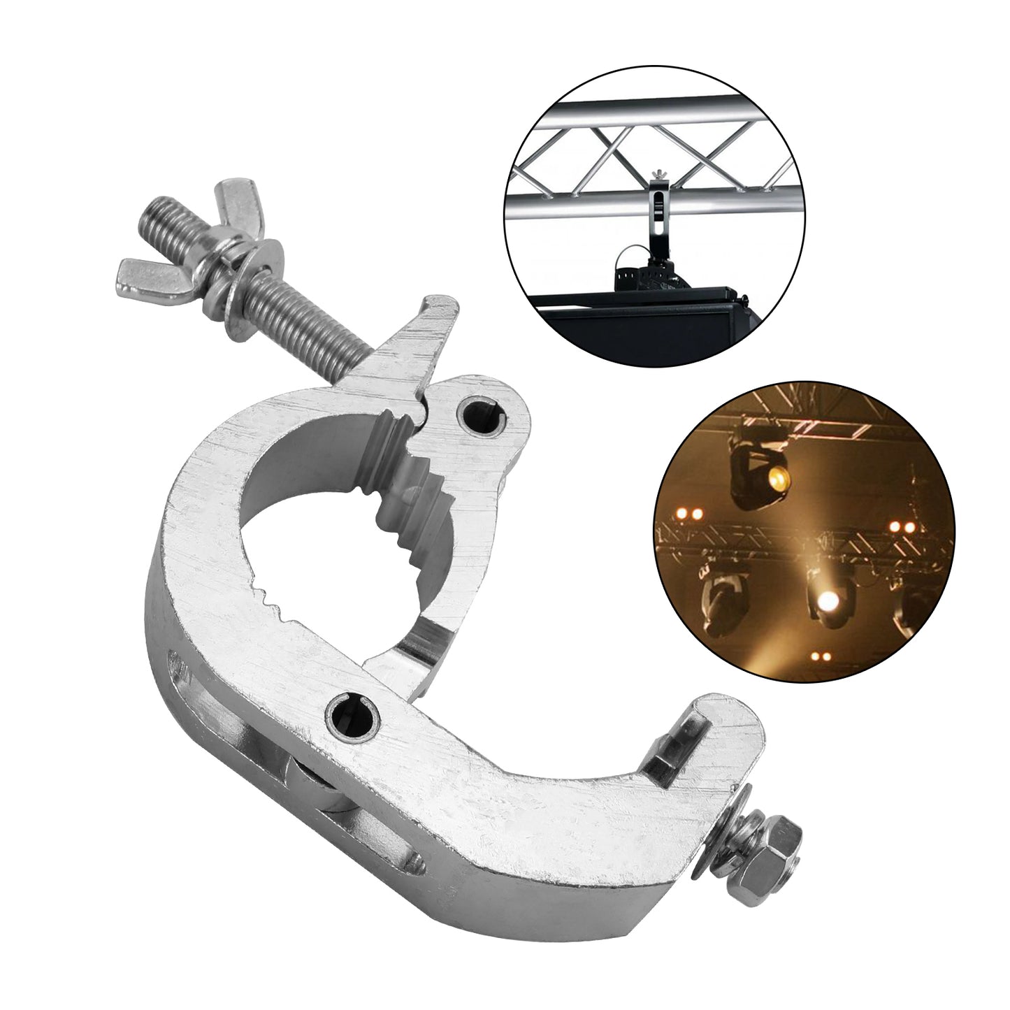 1/2/5Pcs Stage Light Truss Clamp Fit Od 35-52mm Pipe For Moving Head Par Light