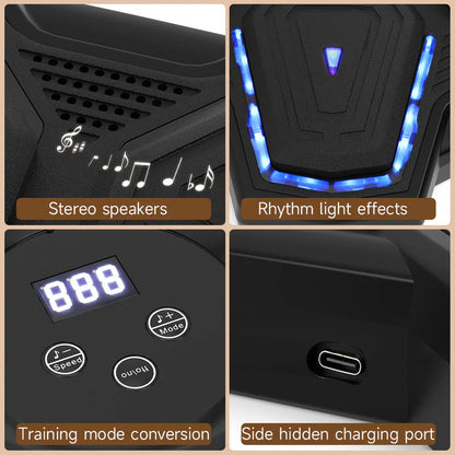 Bluetooth Smart Music Boxing Machine – Wall-Mounted Reflex & Fitness Trainer for Home, Office & Gym