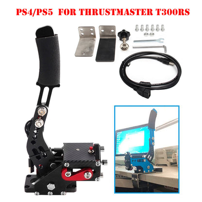 14Bit PS4/PS5 USB3.0 Handbrake Kits for Racing Games Steering Wheel Stand T300RS