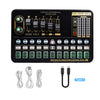 V10 Live Sound Card & Audio Interface with Bluetooth, Voice Changer & Sound Effects for PC, Phone, Podcasting & Streaming