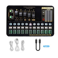 V10 Live Sound Card – Mobile & PC Karaoke, Streaming & TikTok Broadcast Equipment