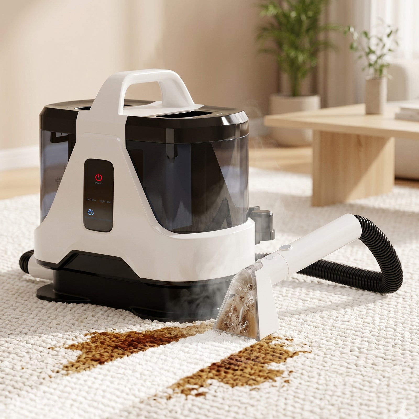 1700W High Power Steam Cleaner Portable Carpet and Upholstery Stain Remover