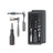 Polycarbonate and Alloy Steel 41-Pieces Mini Ratchet and Screwdriver Set Compact and Portable
