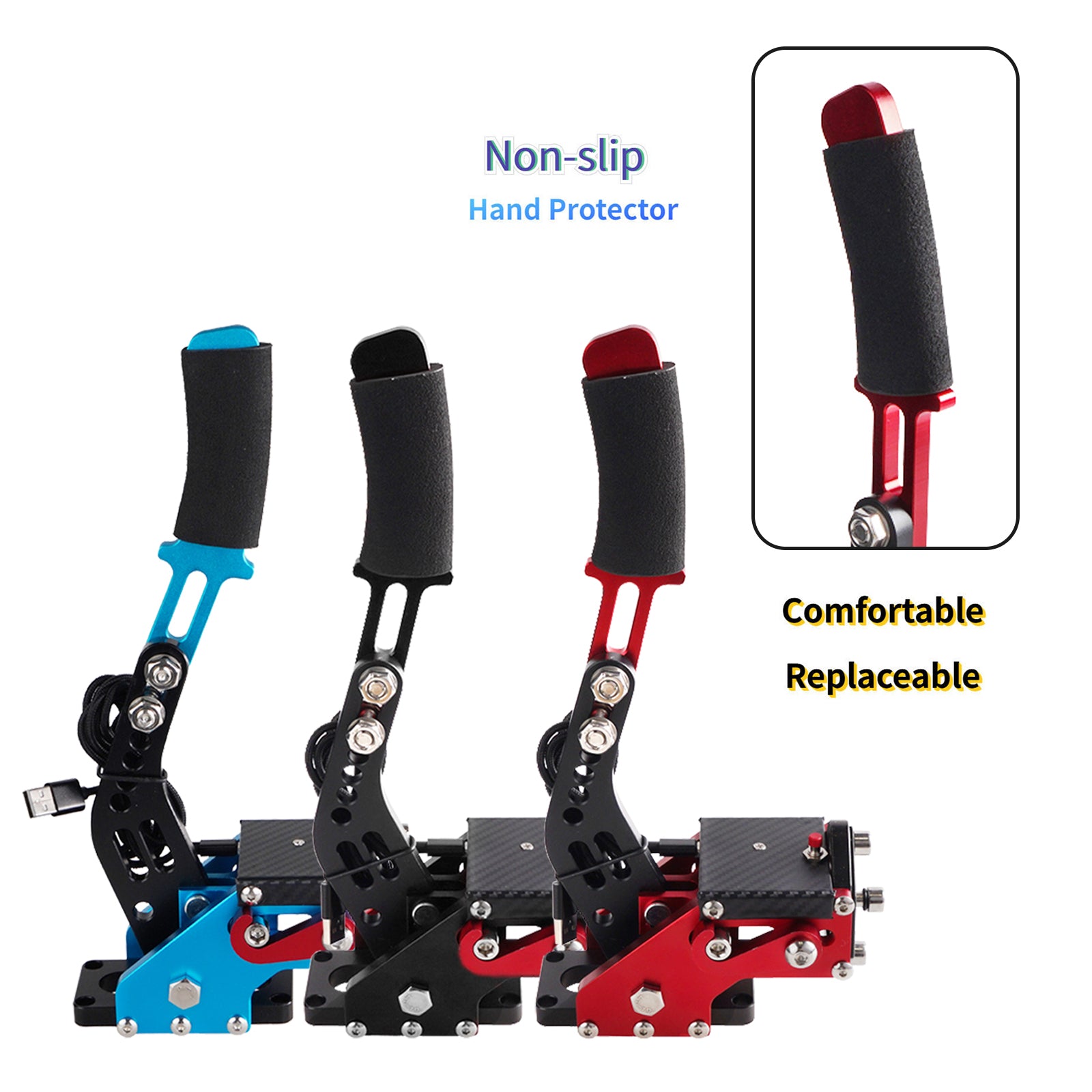 USB3.0 14Bit PS4/PS5 SIM Handbrake for Racing Games Steering Wheel Stand G29 (Copy)