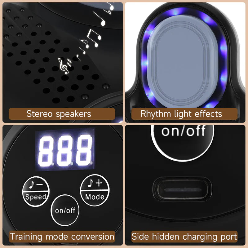 Bluetooth Smart Music Boxing Machine – Wall-Mounted Reflex & Fitness Trainer for Home, Office & Gym