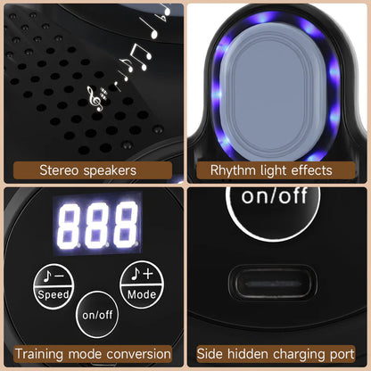 Bluetooth Smart Music Boxing Machine – Wall-Mounted Reflex & Fitness Trainer for Home, Office & Gym