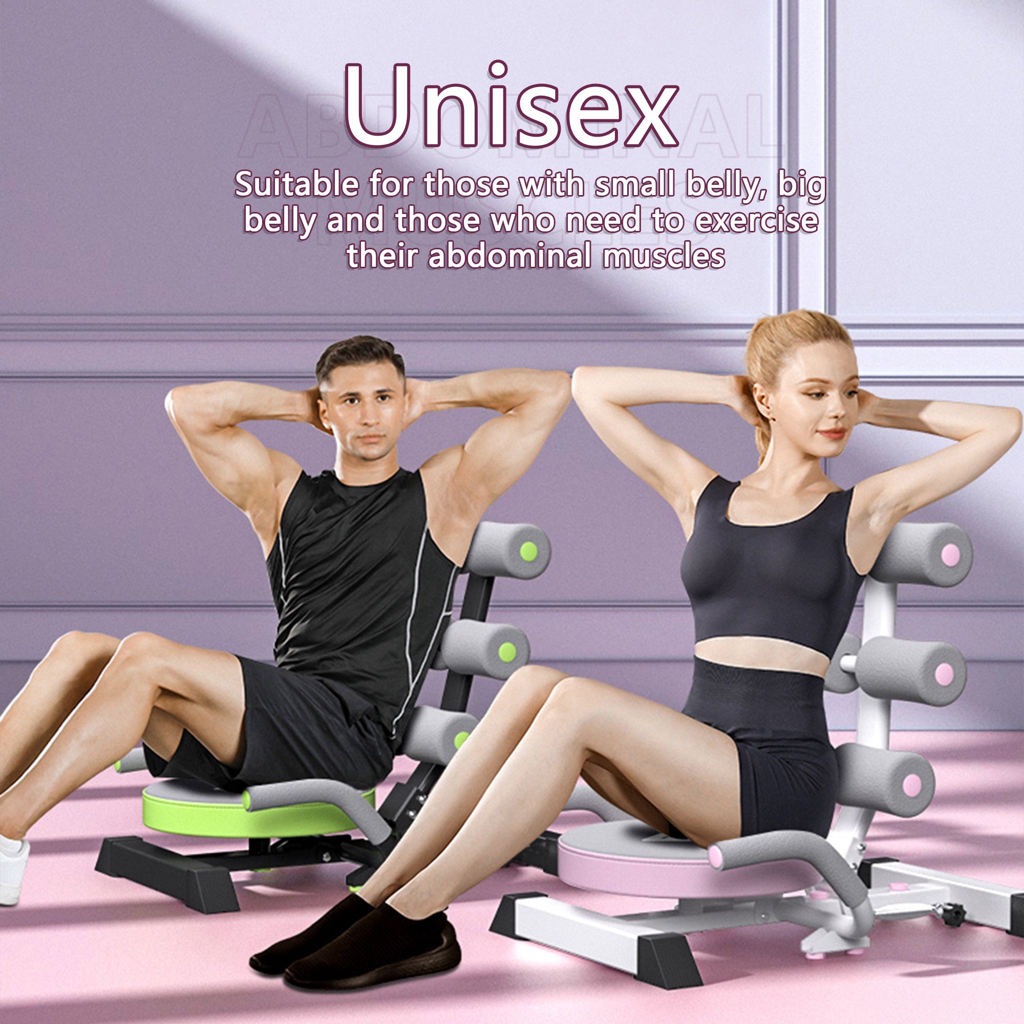 Ab Machine Sit Up Bench Abs Exerciser EquipmentAbdominal Portable Workout Crunch Core Fitness Workout Gym Fitness Machine (Copy)