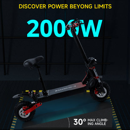 2000W 21ah off-road alloy electric scooter for adult With large display screen