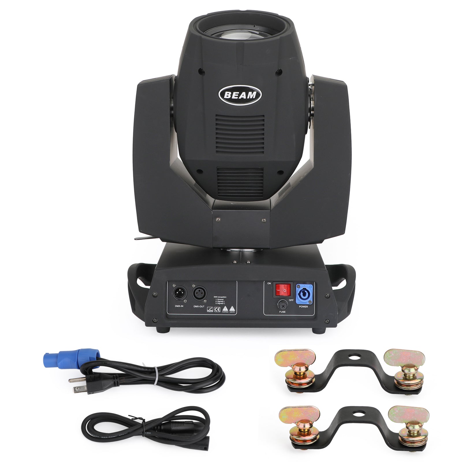 230W 7R Zoom Moving Head Beam Light – Sharpy with 8-Prism Strobe, DMX 16CH for Party & Stage