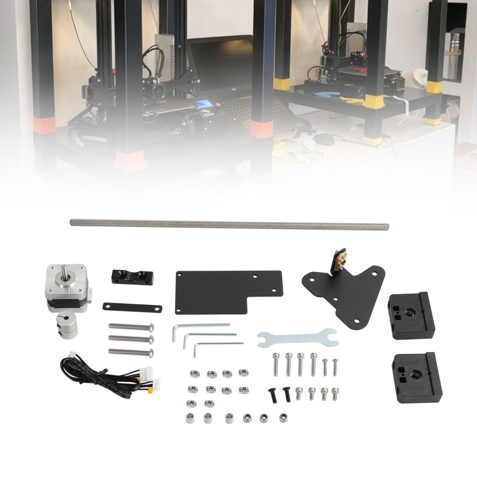 Upgrade Dual Z-Axis Screw Rod Module Lead Screw Kit for Ender-3 V2/Ender-3 Pro