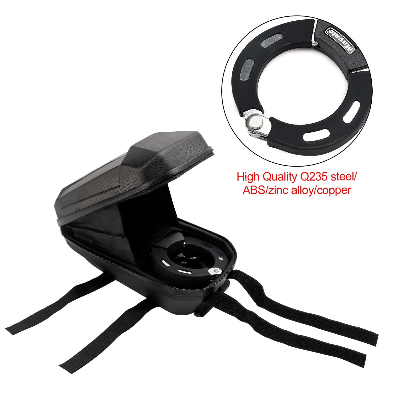 E-Scooter Lock Multi-Section Steel w/ Waterproof Storage Box