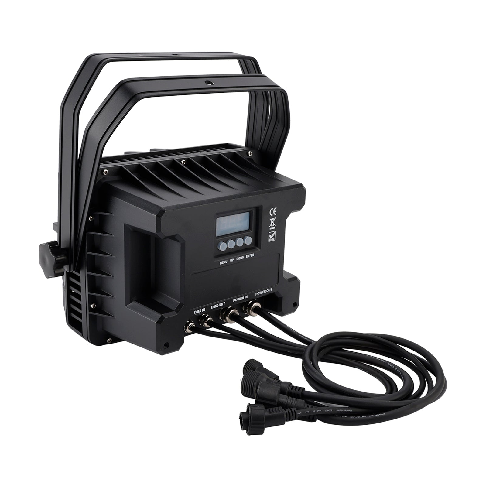 200W LED Flood PAR Light – 24x15W 6-in-1 RGBWA+UV Waterproof Stage Wash Lighting for Outdoor Events