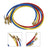 3x HVAC 1/4" SAE 600 PSI Charging Hoses W/ Shut Valve AC Refrigerant