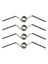 4-Pack Self-Closing Door Hinge Springs, Fits 1/2" & 5/8" Radius Corner Hinges, Auto Door Closer Spring