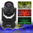 250W 8R Moving Head Stage Light – RGBW 3-in-1 Beam Spot Wash with Double Prism & Gobo for DJ Disco Party