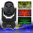 250W 8R Moving Head Stage Light – RGBW 3-in-1 Beam Spot Wash with Double Prism & Gobo for DJ Disco Party
