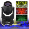 250W 8R Moving Head Stage Light – RGBW 3-in-1 Beam Spot Wash with Double Prism & Gobo for DJ Disco Party