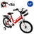 16" Kids Bike for Boys and Girls with auxiliary wheels & Rack Dark Blue