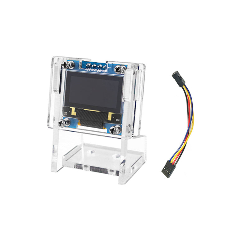 Raspberry Pi 4B 0.96-inch OLED Display Module IP Hard Disk Information Display