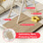 4-Step Folding Ladder with Anti-Slip Pedal & Handrail - Portable, Stable Stepladder