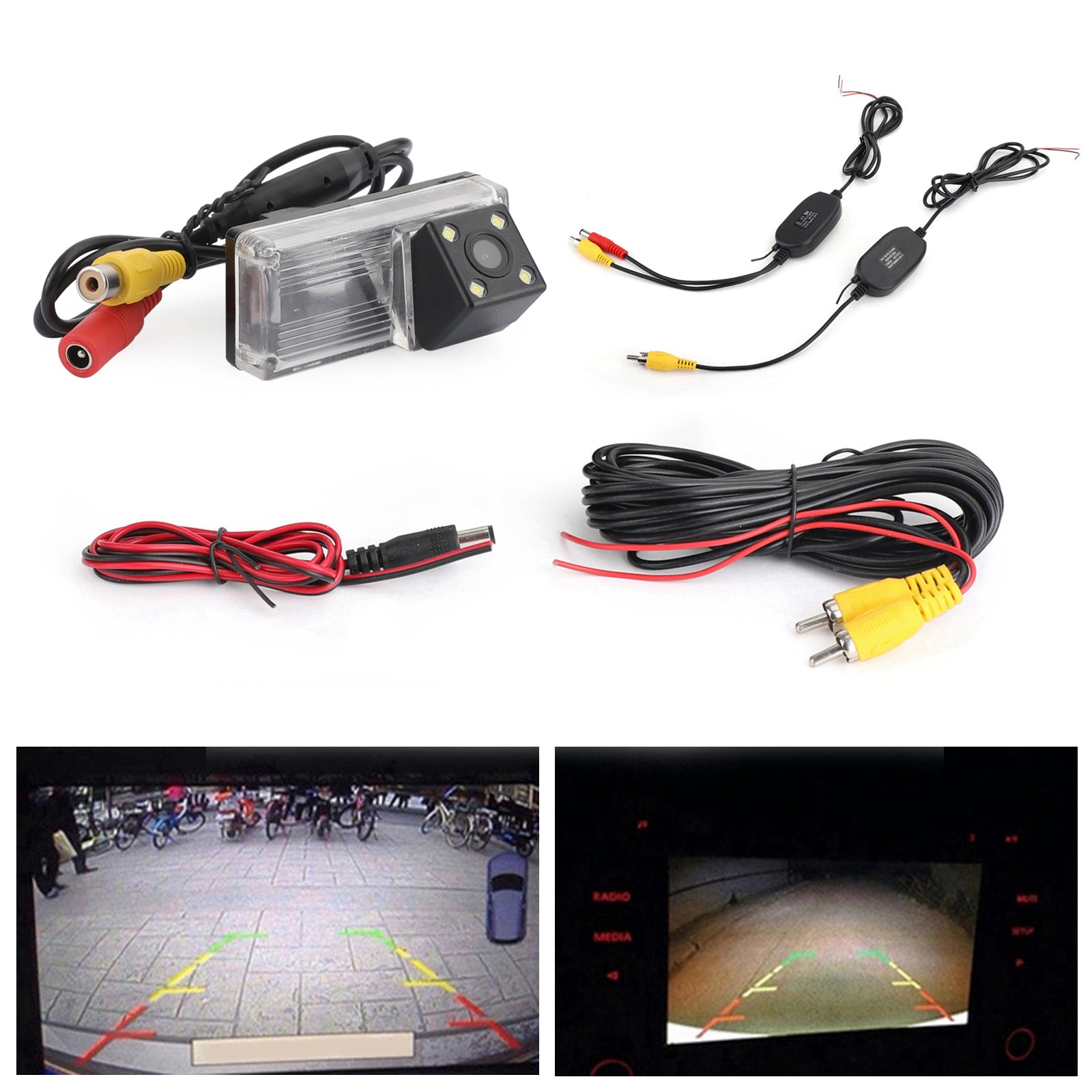 Car Rear View Wireless Camera Fit For Toyota Land Cruiser 70/100/200 Series