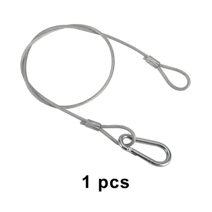 1/5/10Pcs 26.4"Steel Wire Safety Security Cable For Stage Light Clamp Par Light