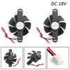 2PCS DC 18V Cooling Fan 9025S 90×25mm For Induction Cooker Brushless Plastic