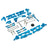 12Pcs Upgrades RC Parts Kit For Wltoys 144001 144002 124016 124017 124018 124019
