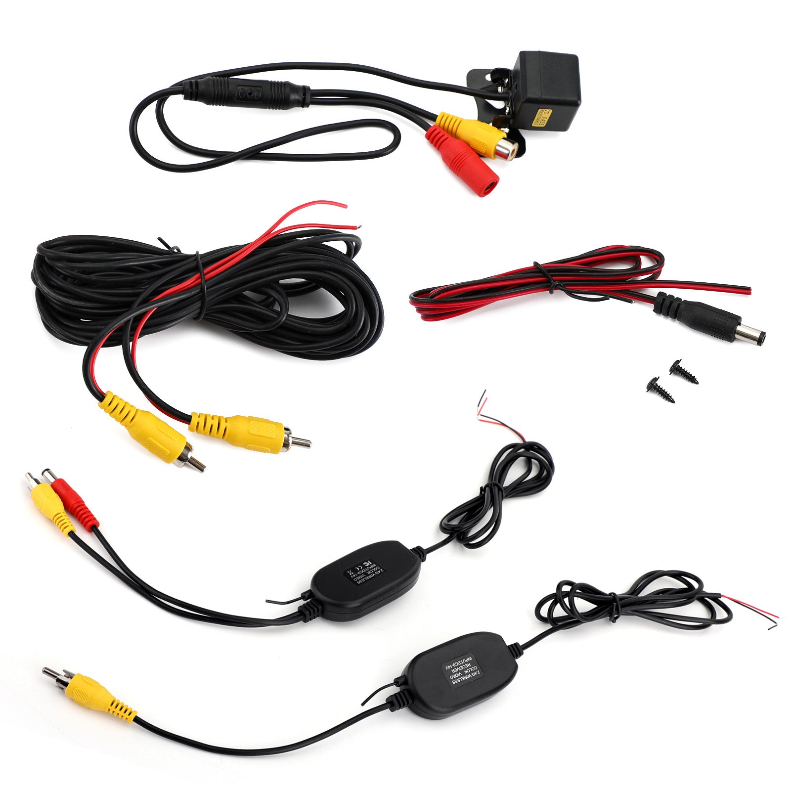 Wireless 12Led Dynamic Trajectory Parking Line Reverse Backup Camera Night View