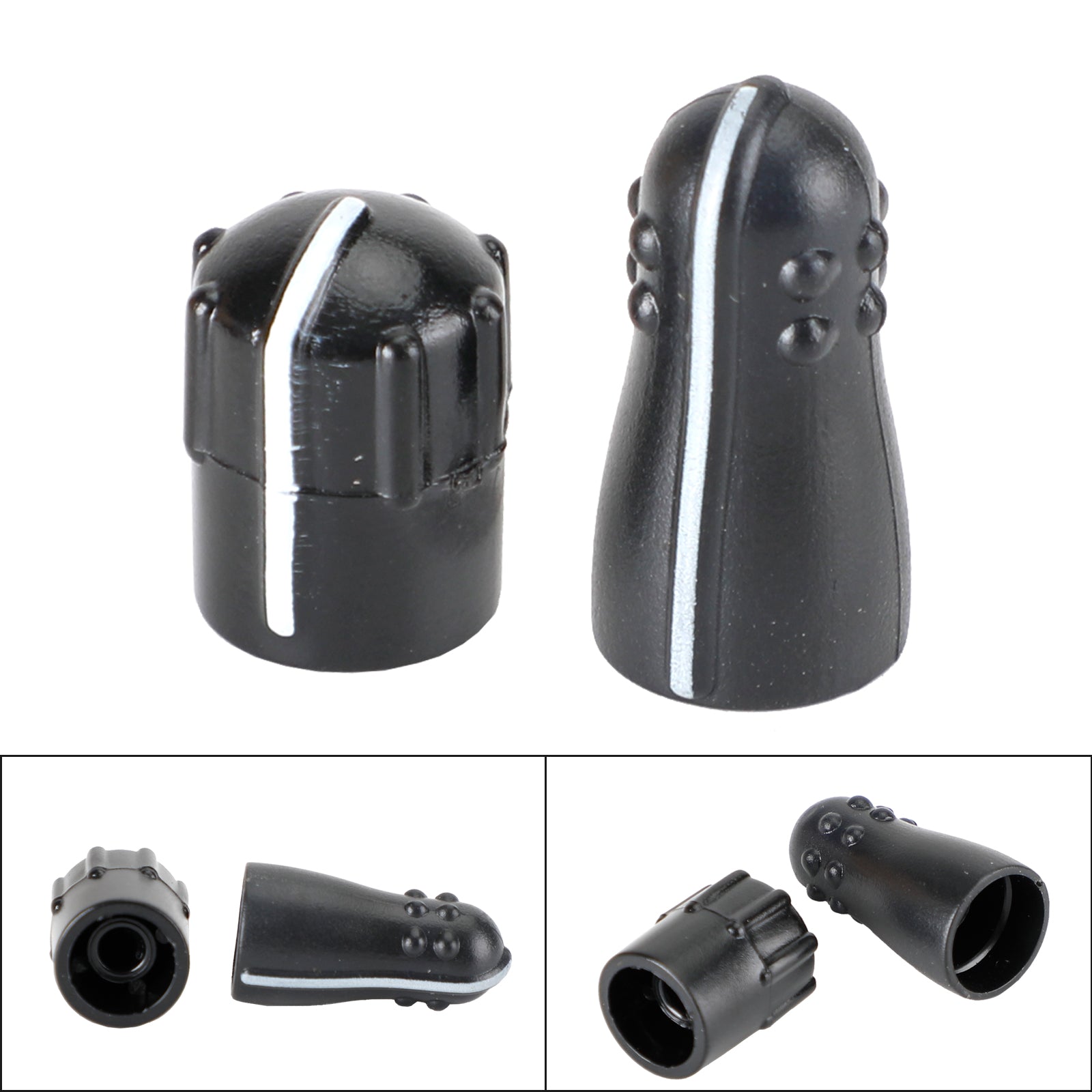 1Set Volume Control Knob + Channel Switch Knob Cap For HT1000 Radio
