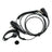 ICOM F1000-011 Curved Earhook Headset For ICOM U86 F4033 V88 U88 G88 T10 Radio
