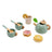 15Pcs Western Kitchen Wooden Tea Sets Play Kitchen Dishes/Tea Toy Set For Kid