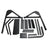 Seat Racing Simulation Game Stand 14Bit USB3.0 SIM Handbrake for Logitech G920
