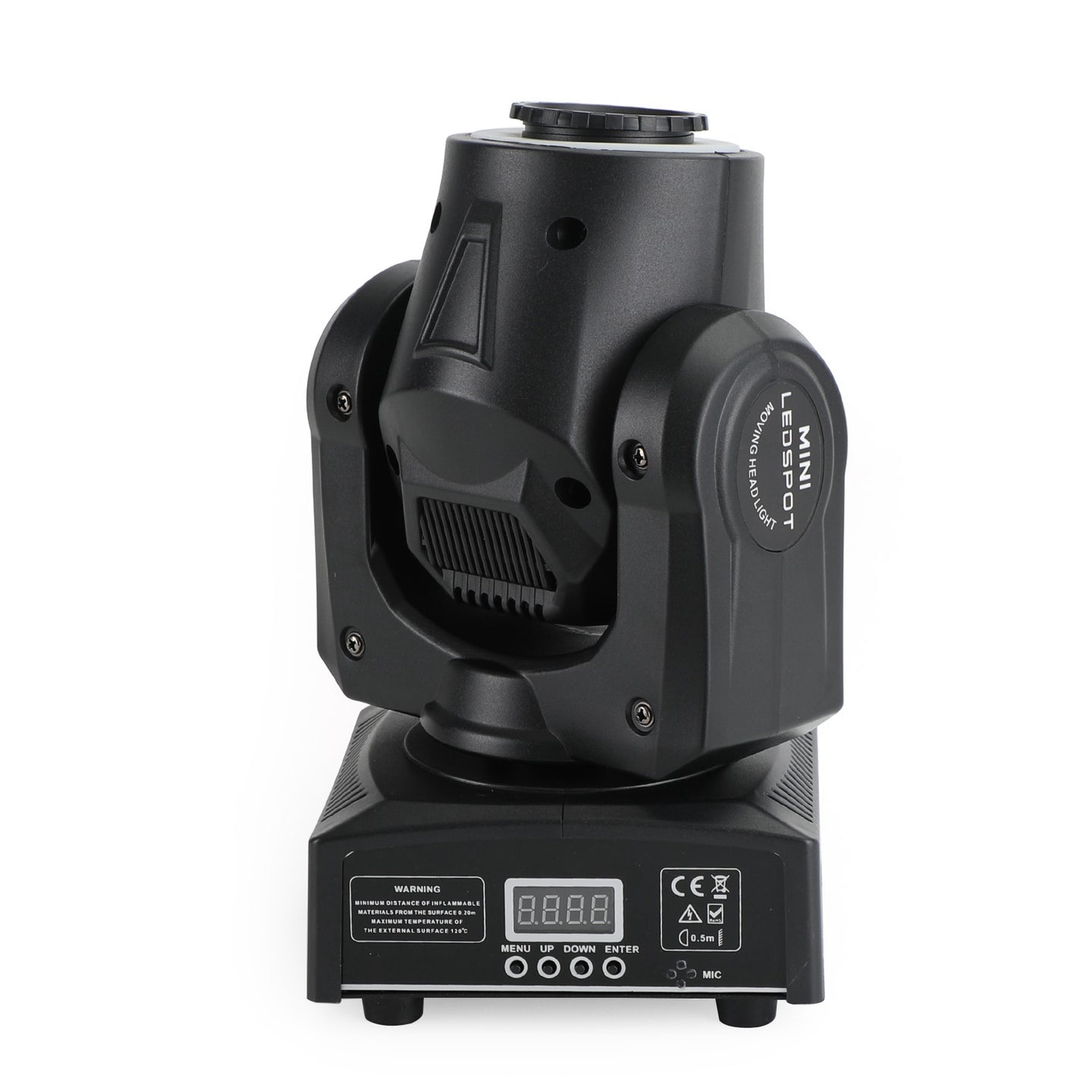 100W LED Moving Head Spot Light with Gobo & Color Wheels (7+7), DMX 10/12CH for DJ Stage Lighting