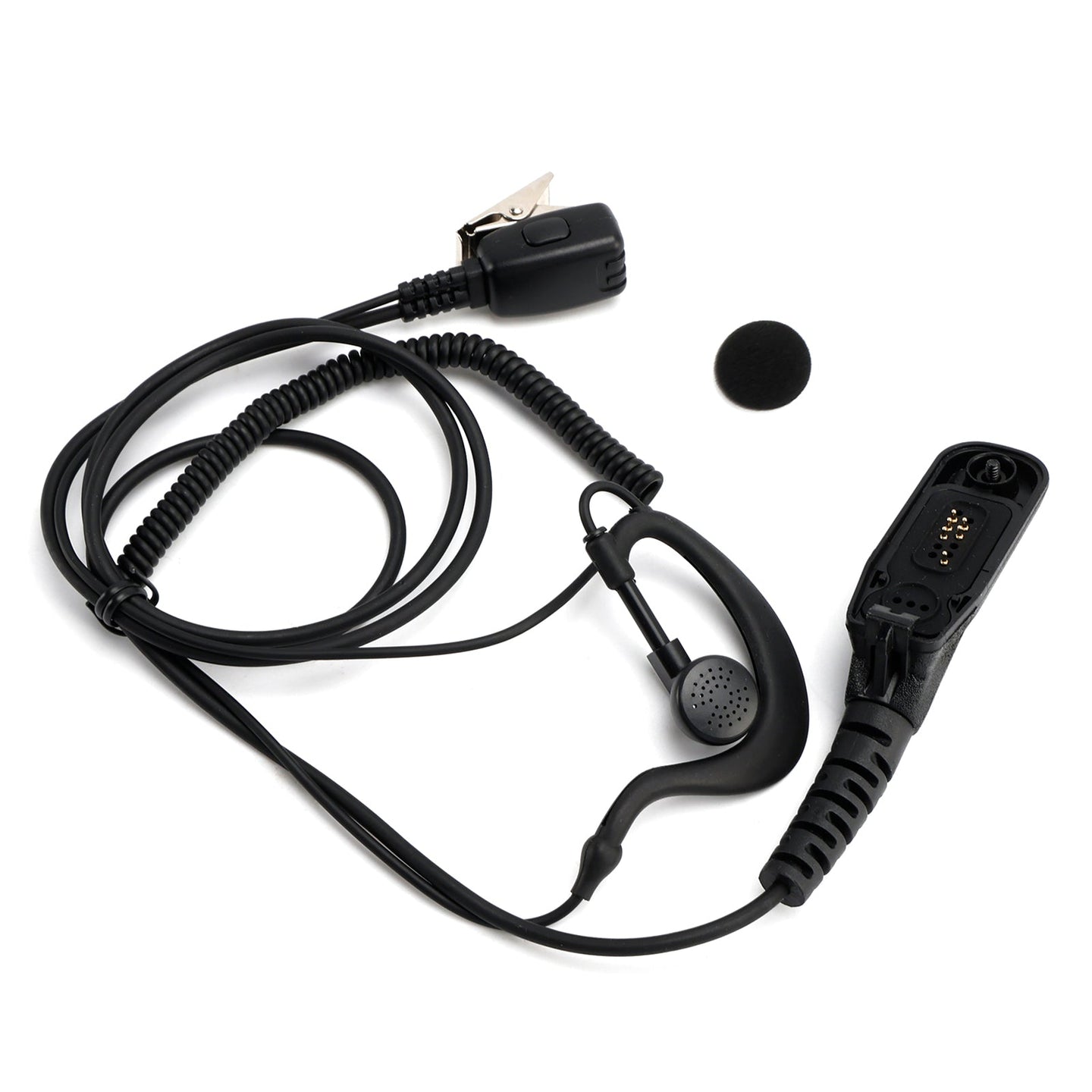 8268-614 Curved Earhook Headset For XPR6380 XiR P8260 DP3600 APX6000 GP328D