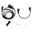 102B Transparent Air Tube Earphone A24 Conversion Line For ICOM A25CE A25N A24