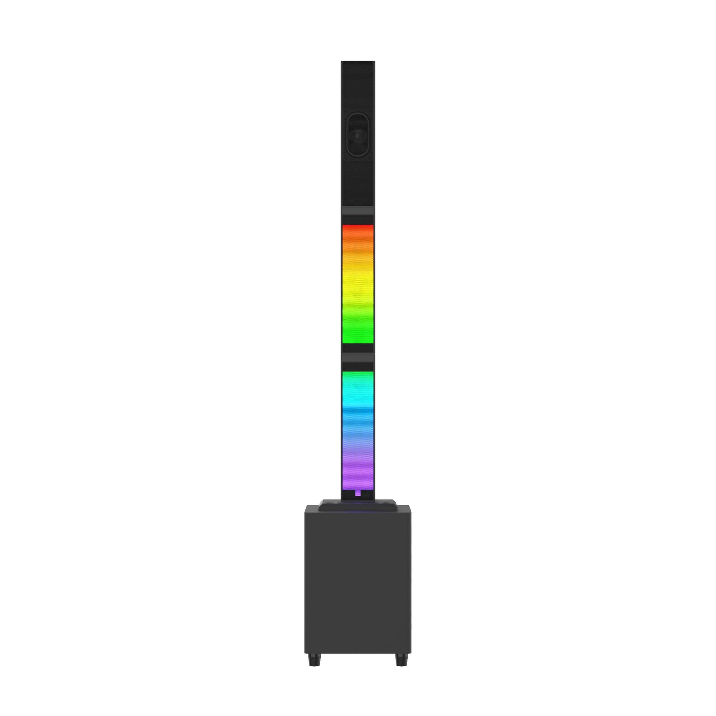 2.1 Channel Bluetooth Speaker System for Home Theater, Detachable Sound Tower with 4" Subwoofer, RGB Lights & Remote for TV, Gaming, Karaoke