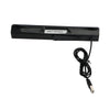 USB Power Computer Speakers Stereo Sound Bar With Clip for Desktop Laptop Black