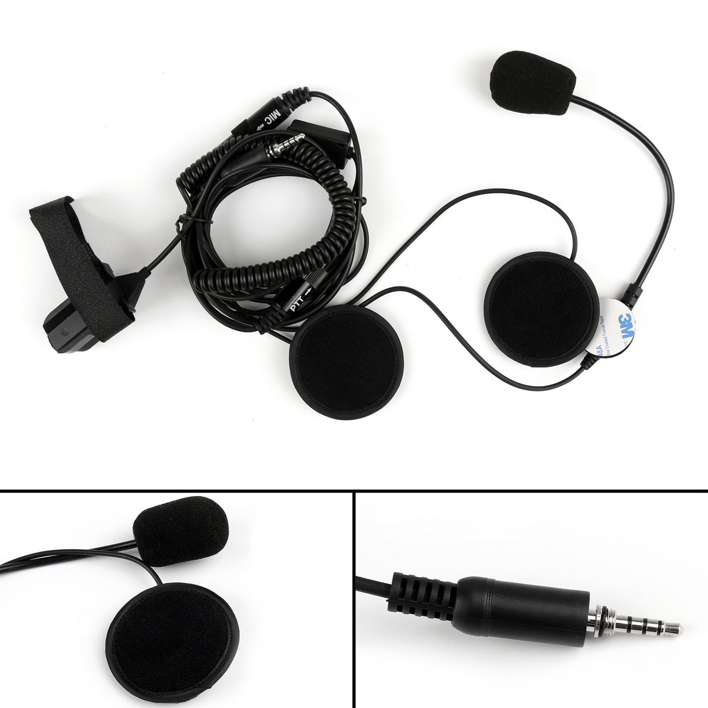 5x Helmet Tactical Motorcycle Race Headset PTT For Yaesu YAESU VX-7R VX-6R Radio