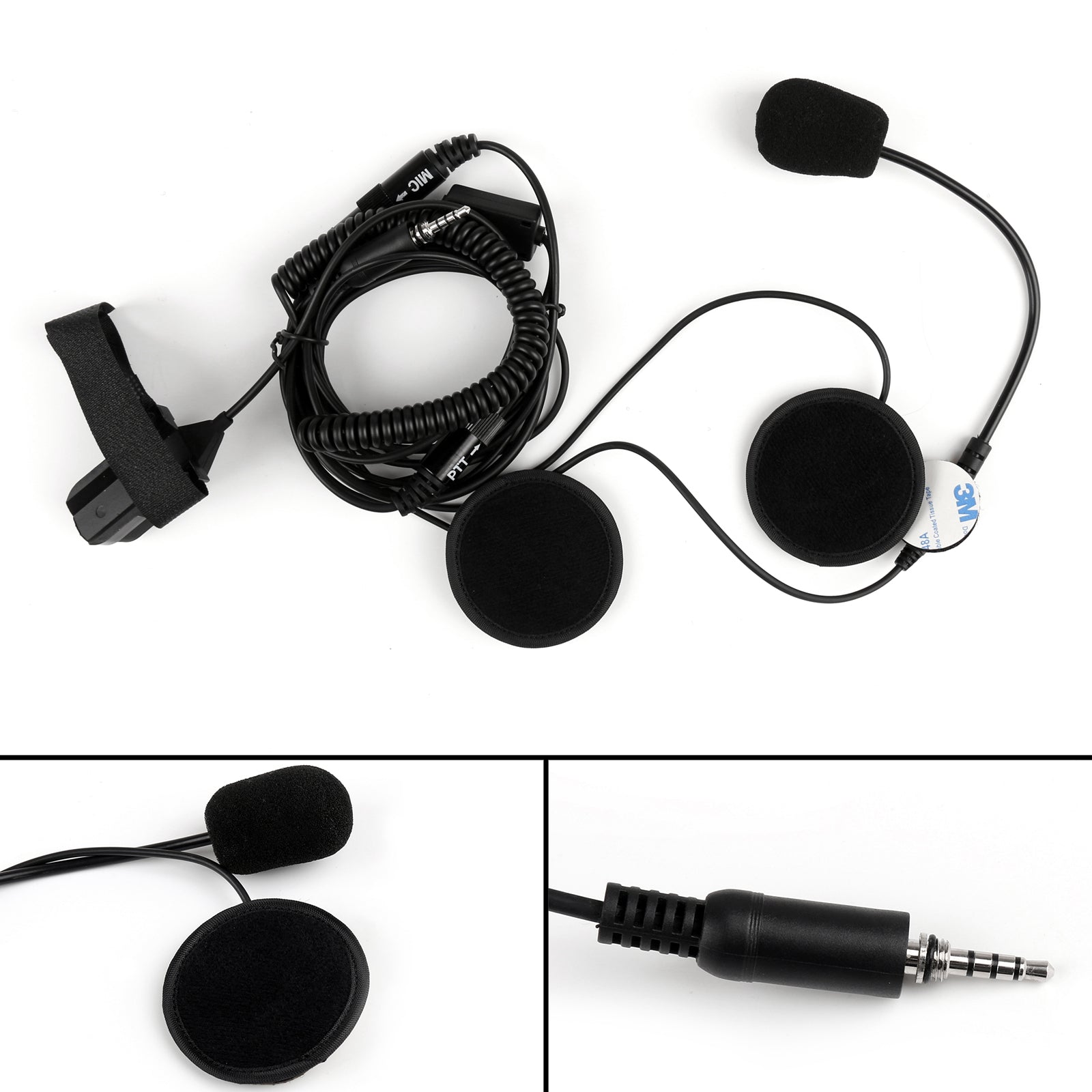 5x Helmet Tactical Motorcycle Race Headset PTT For Yaesu YAESU VX-7R VX-6R Radio
