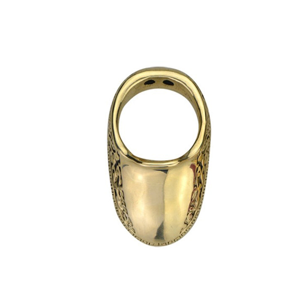 Archery 23mm Copper Thumb Ring Finger Guard Protector Gear Bow Hunting
