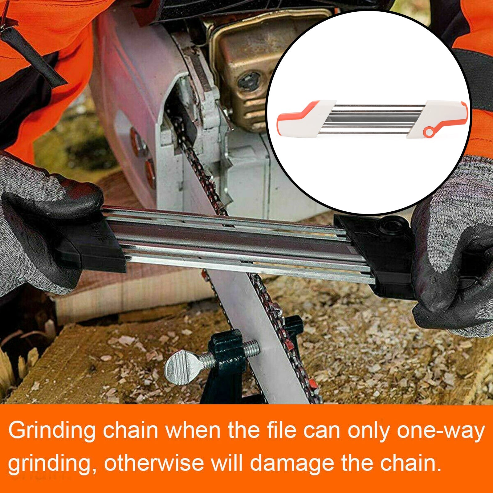 4-5.5mm 2 IN 1 Easy Chainsaw File Chain Sharpener Kits For Stihl (Copy)