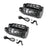 2Pcs 80W 8LED RGBW Spider Moving Head Stage Lighting Beam DMX Party DJ Lighting