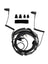 K-Head Binaural Mic Earpiece Headset for TK-208 TK-220 TH-D7 TH-F6Walkie Talkie